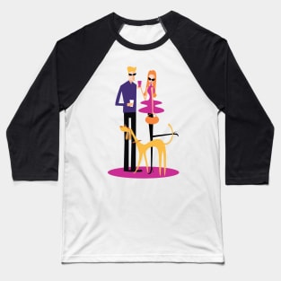 Coffee Couple Baseball T-Shirt